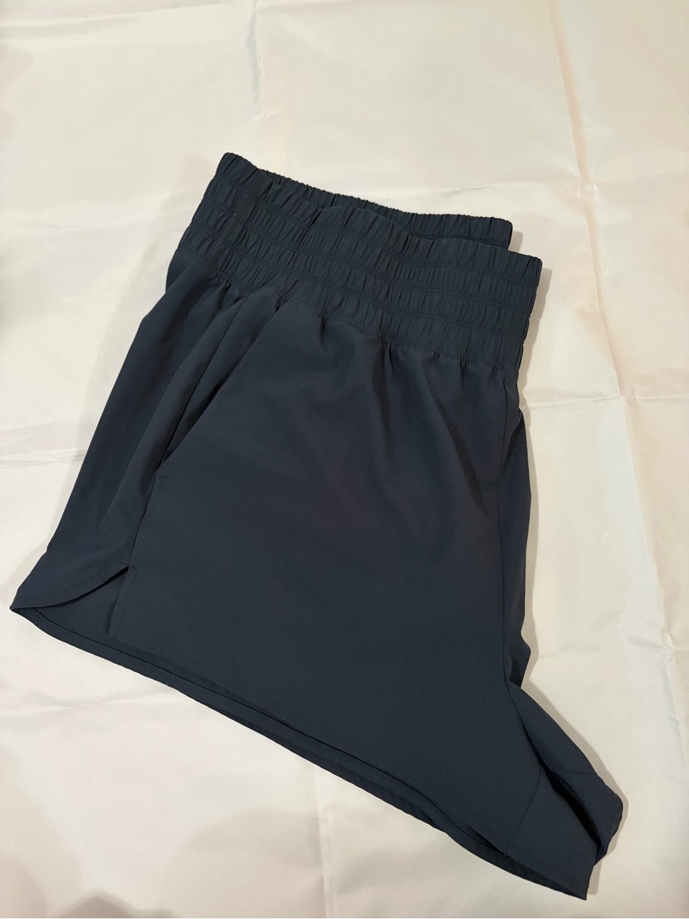 NWOT Elastic Waist Navy Athletic Short